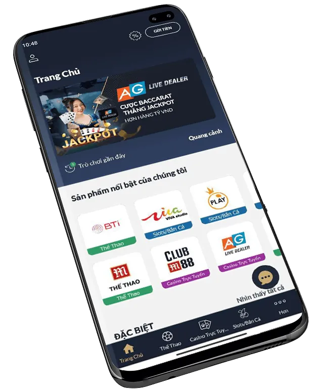 Người chơi đang sử dụng Lovebet trên điện thoại di động